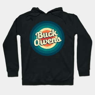 Graphic Buck Name Retro Vintage Circle Hoodie